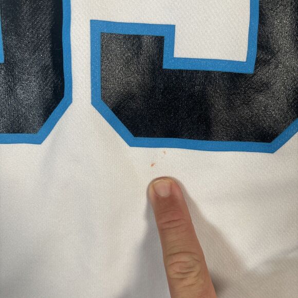 NFL Team Apparel Carolina Panthers Jersey Youth Size Large #59 Luke Kuechly - Picture 5 of 10